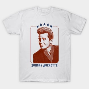 Johnny Burnette - Retro  Design T-Shirt